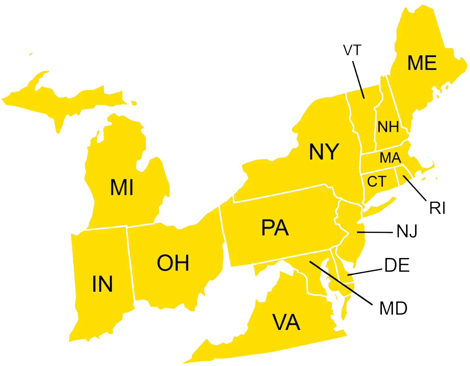 Spyker is available through PWI in ME, NH, VT, MA, RI, CT, NY, NJ, MD, DE, VA, PA, OH, Eastern IN, MI